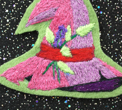 Broderie " Witch Hat"