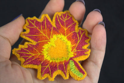 Broderie "Hungry caterpillar"