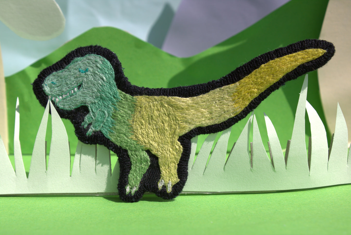 Patch " Gradient Green Rex"