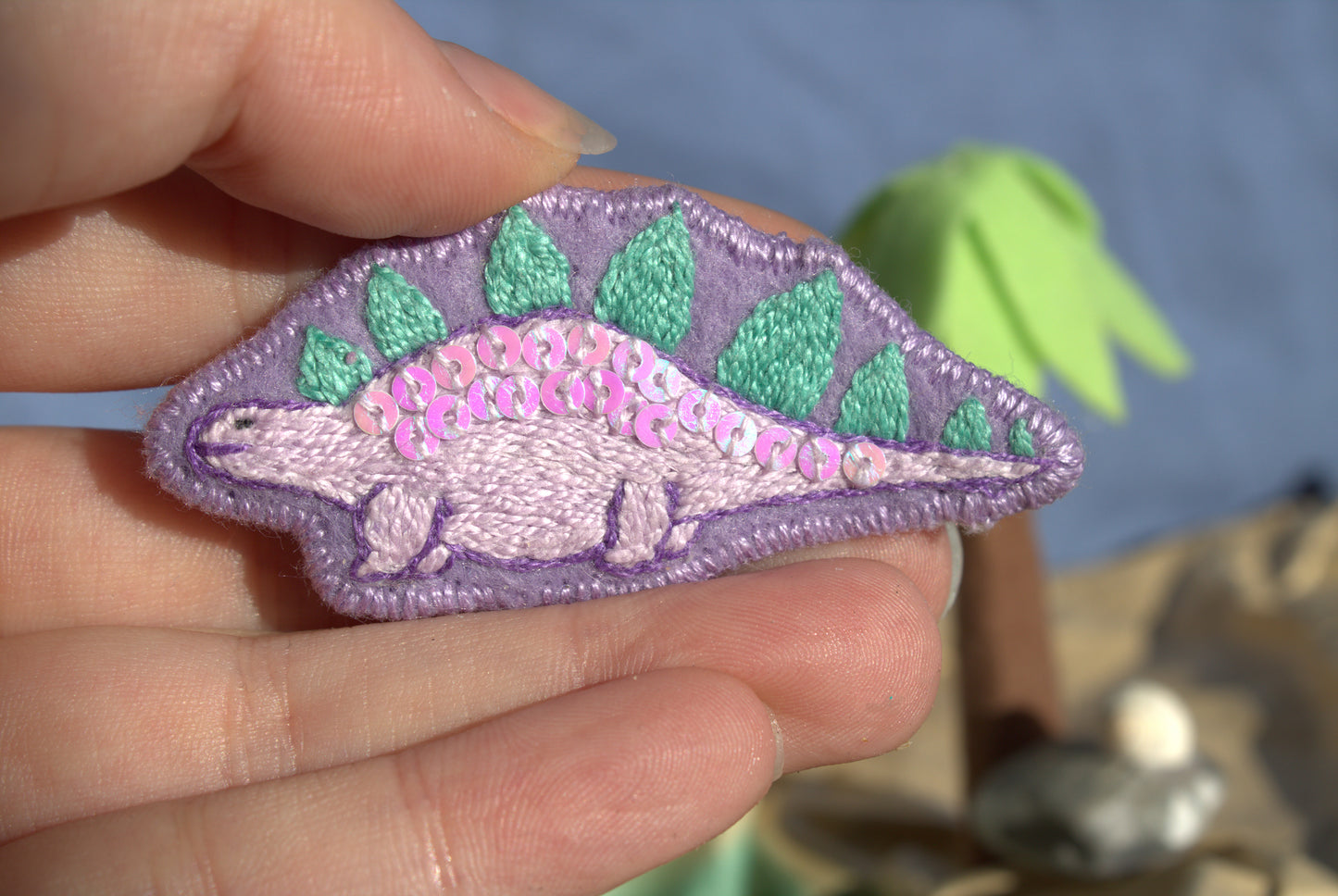 Pin's " Cute Stegosaurus"