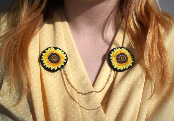 Bijou de col "Sunflower"