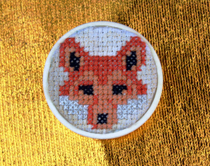 Broche Renard Doré