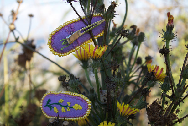 Barrettes "Sunny Mimosa"