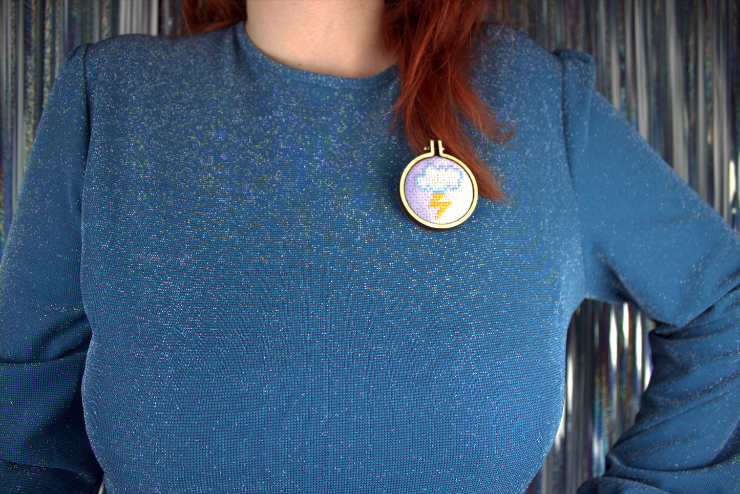 Broche "Lovely lightning"