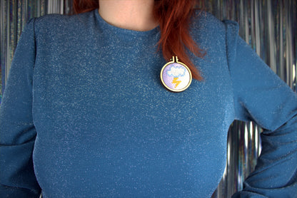 Broche "Lovely lightning"