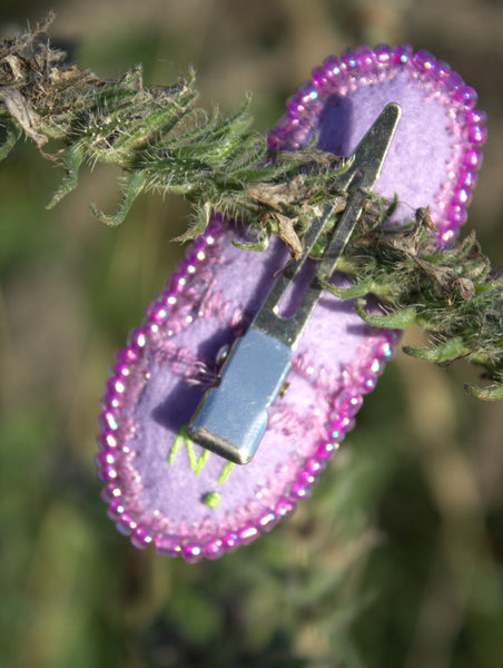 Barrettes "Sweet Lavender"