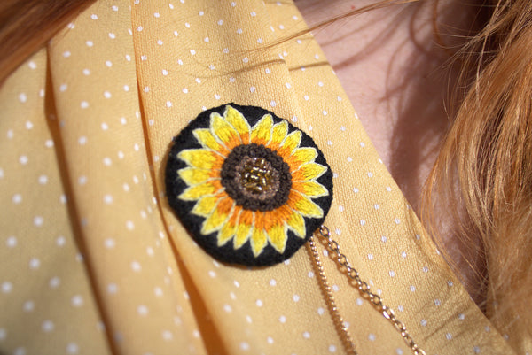 Bijou de col "Sunflower"