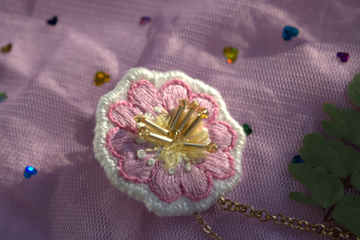 Bijou de col " Pink Passion"
