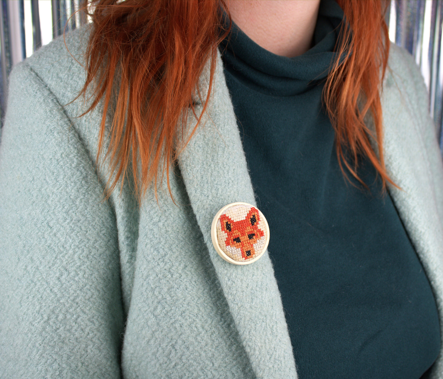 Broche Renard Doré