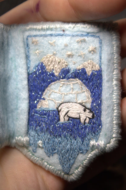 Pin's brodé "Ice Floe"