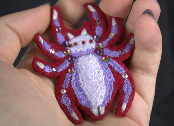 Broderie "Glliter Spider"