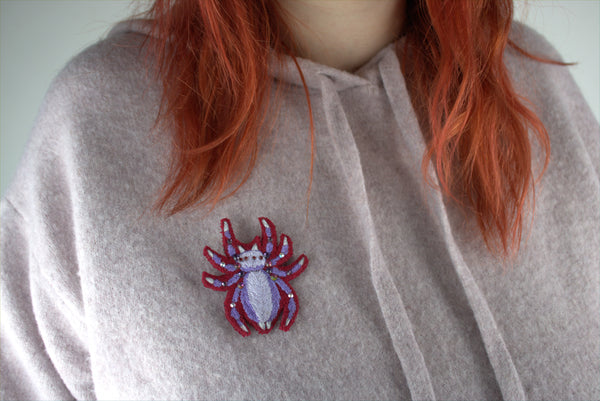 Broderie "Glliter Spider"